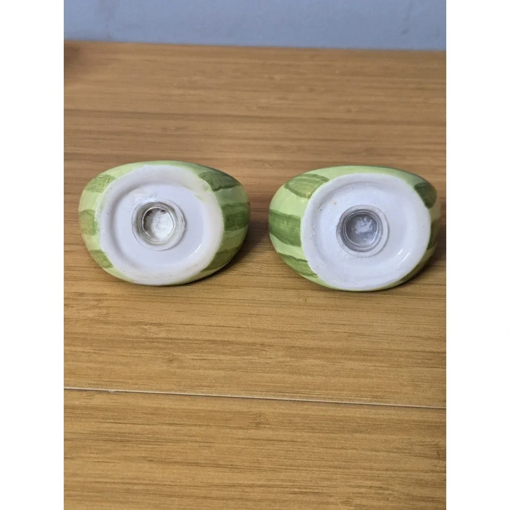 Vintage Set Of Watermelon Slices Salt & Pepper Shakers. GVC